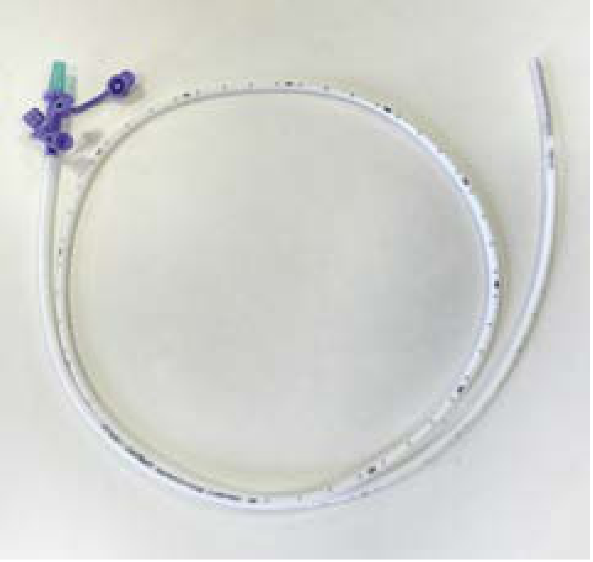 Nasoenteric feeding tube with stylet