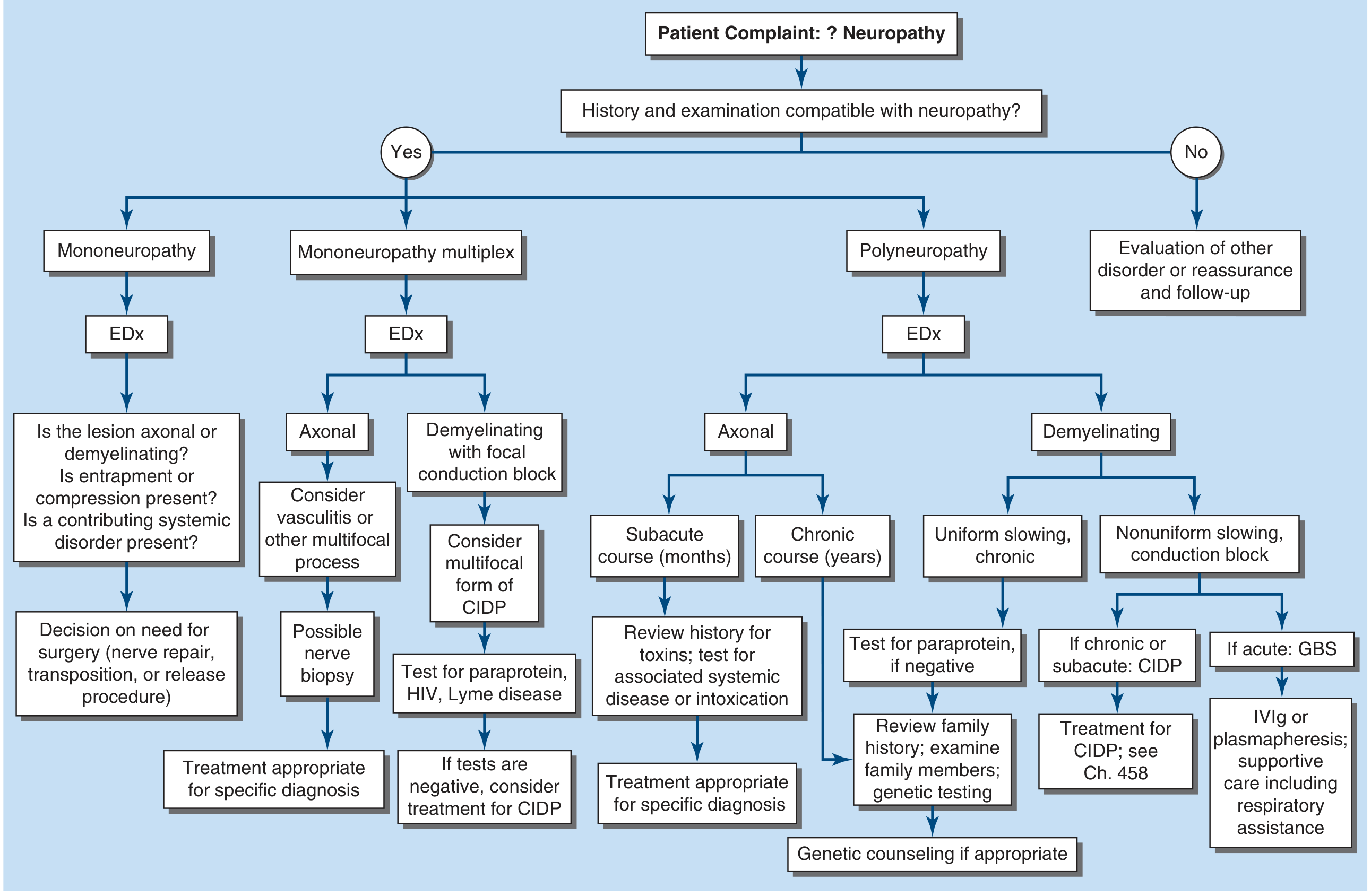 Approach to evaluation of peripheral neuropathies — Harrison's Principles of Internal Medicine 22E