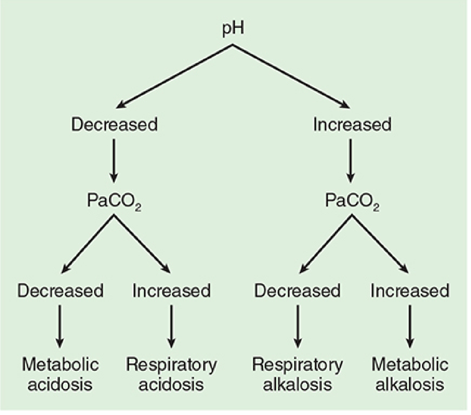 Diagnosis of simple acid-base disorders