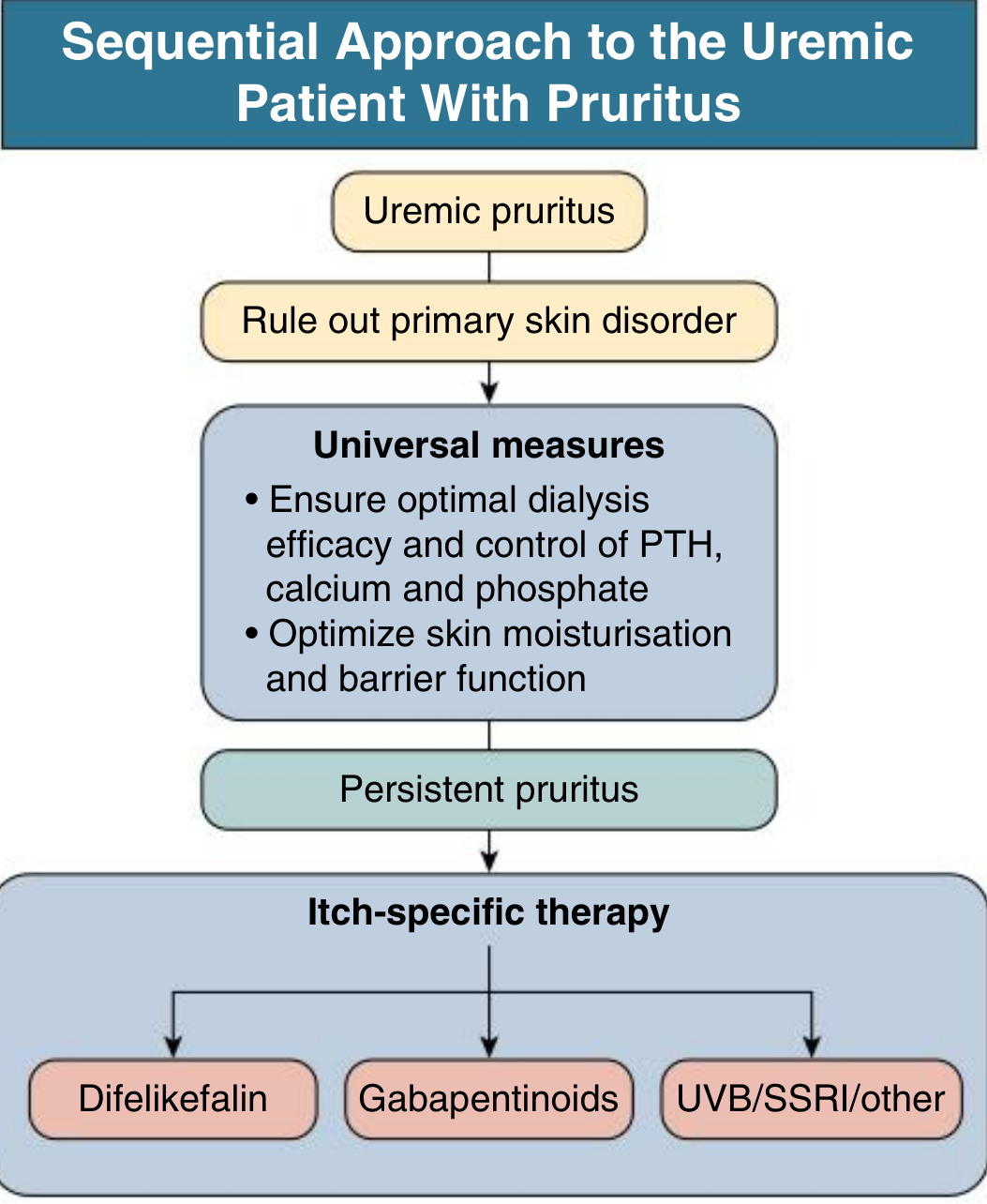 Sequential Approach to Uremic Pruritus - Comprehensive Clinical Nephrology 7th Ed.