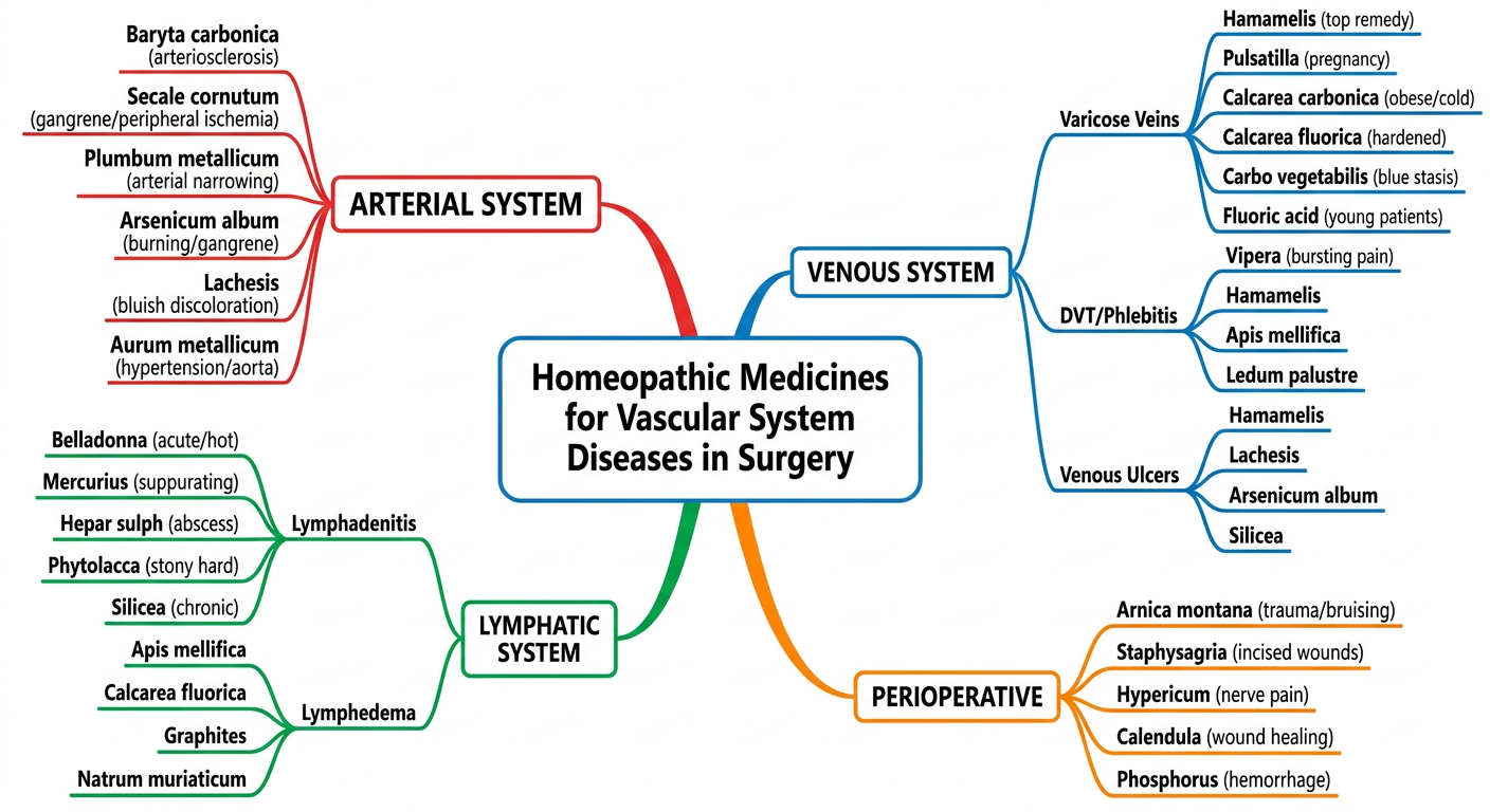 Homeopathic Vascular Mind Map