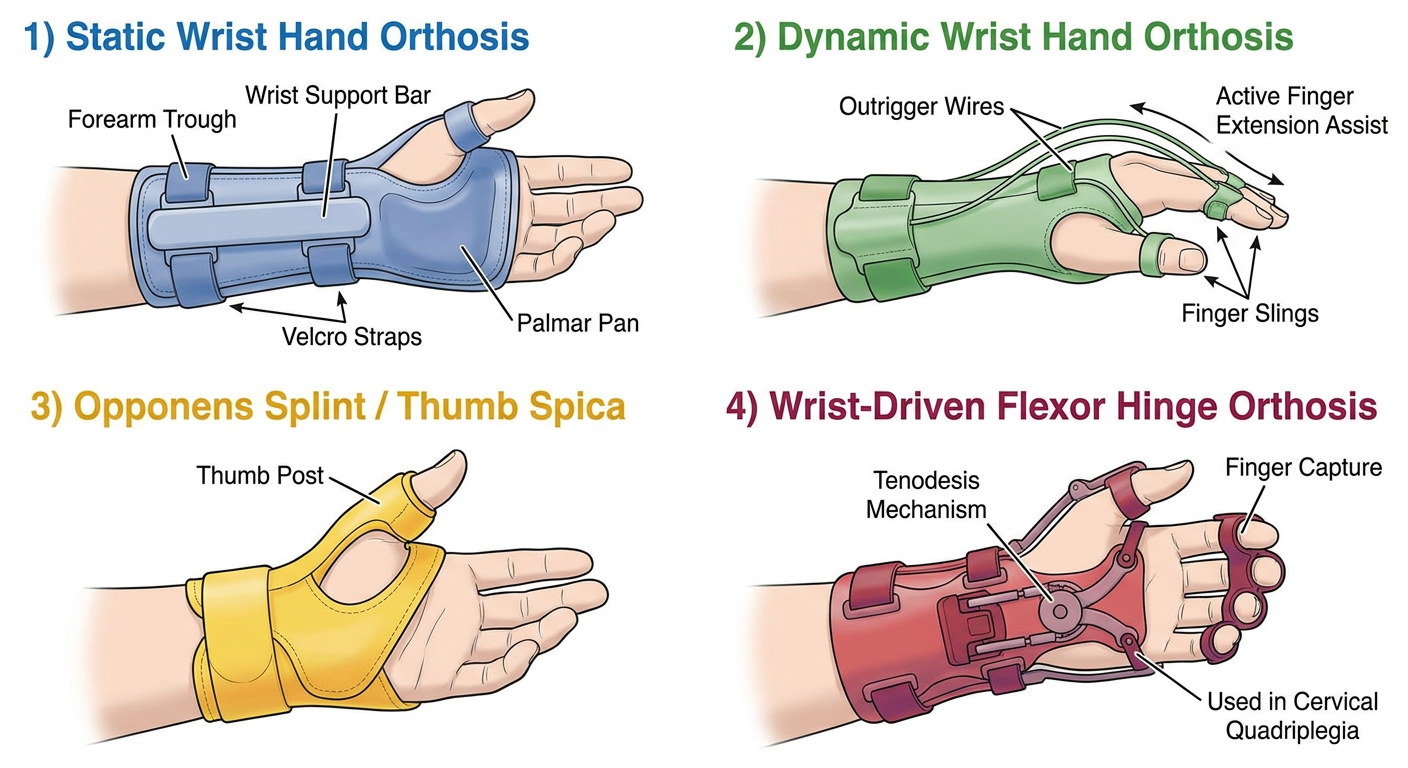 Wrist Hand Orthoses Diagram