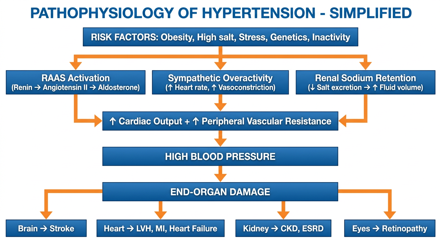 Pathophysiology Flowchart