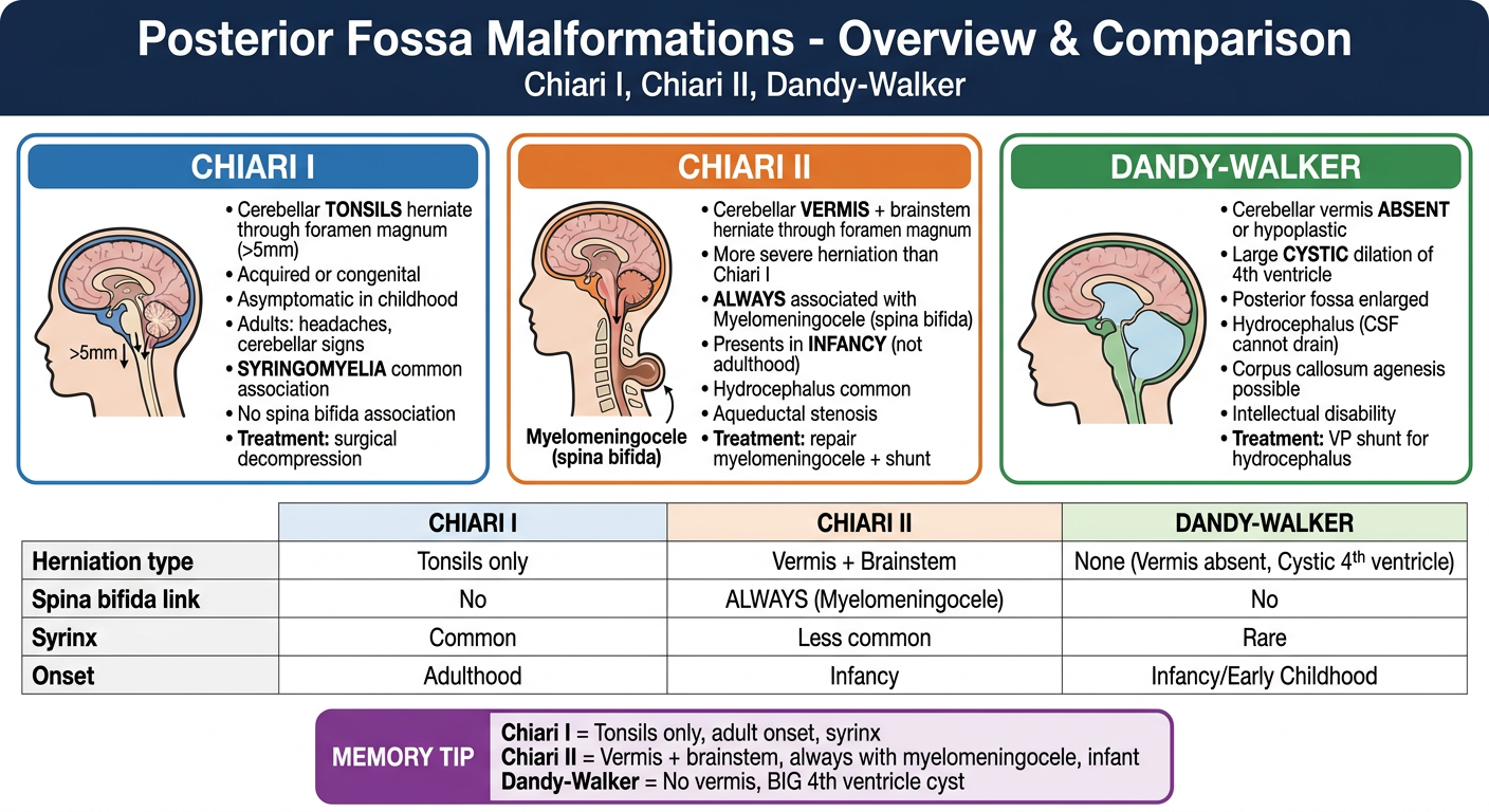 Posterior Fossa Malformations