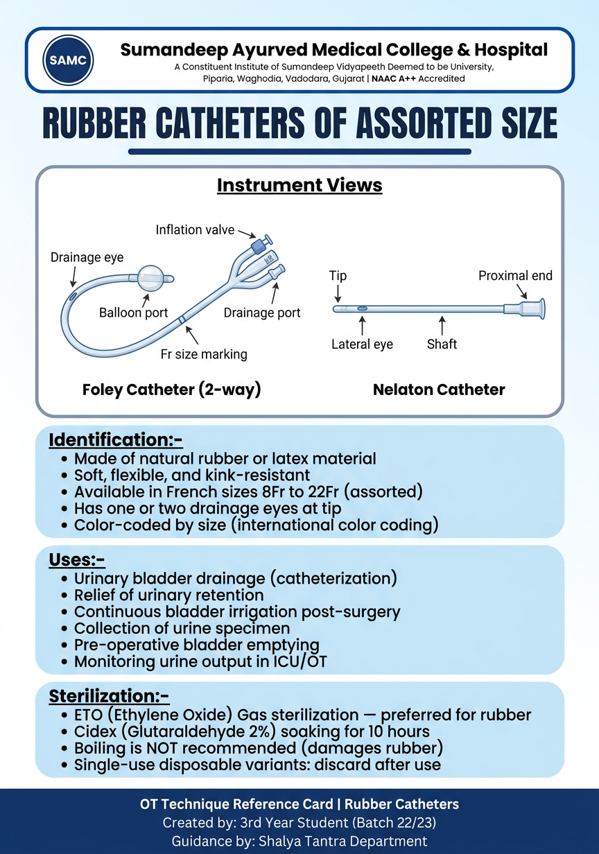 Rubber Catheters Poster