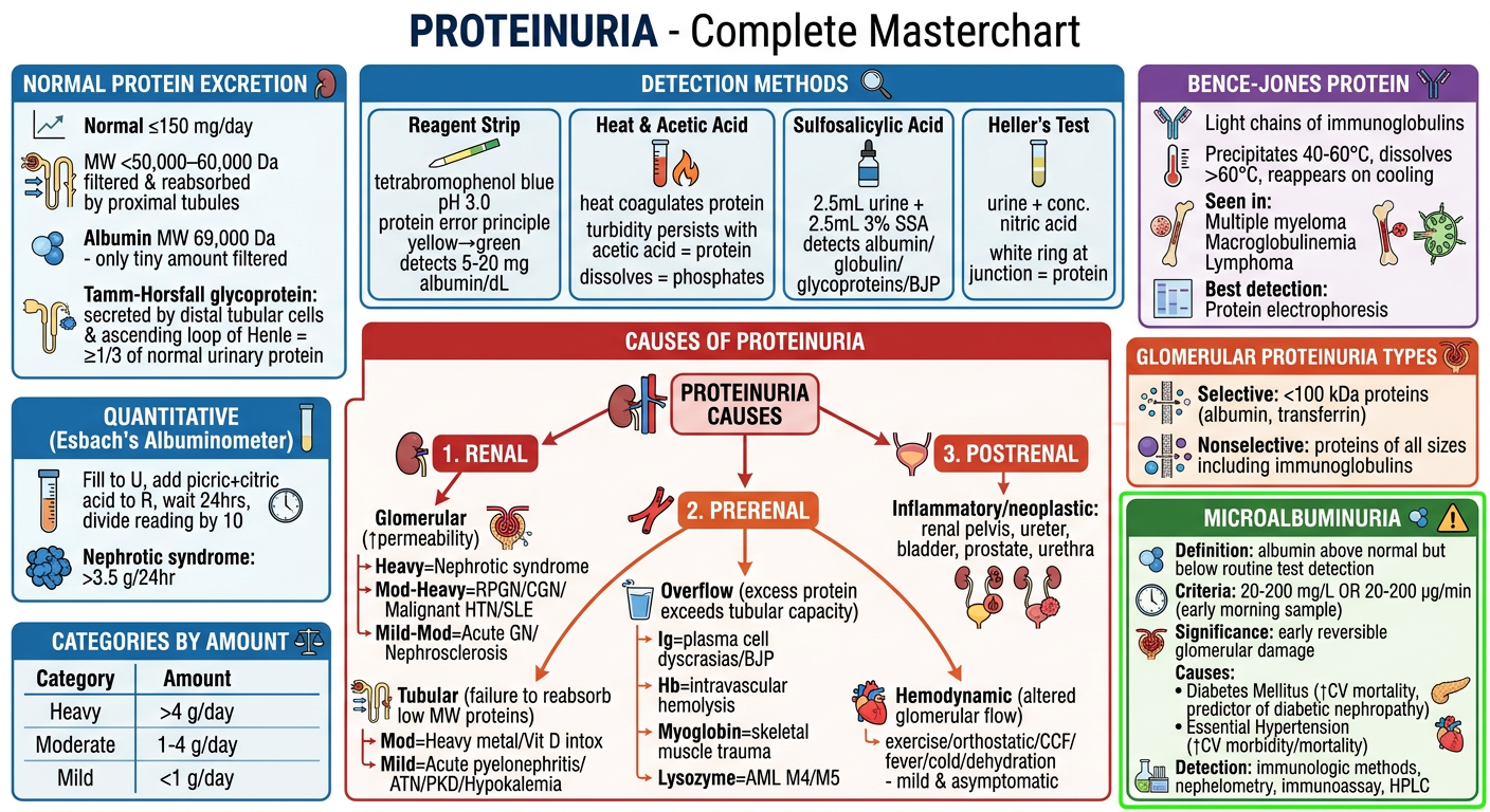Proteinuria Masterchart