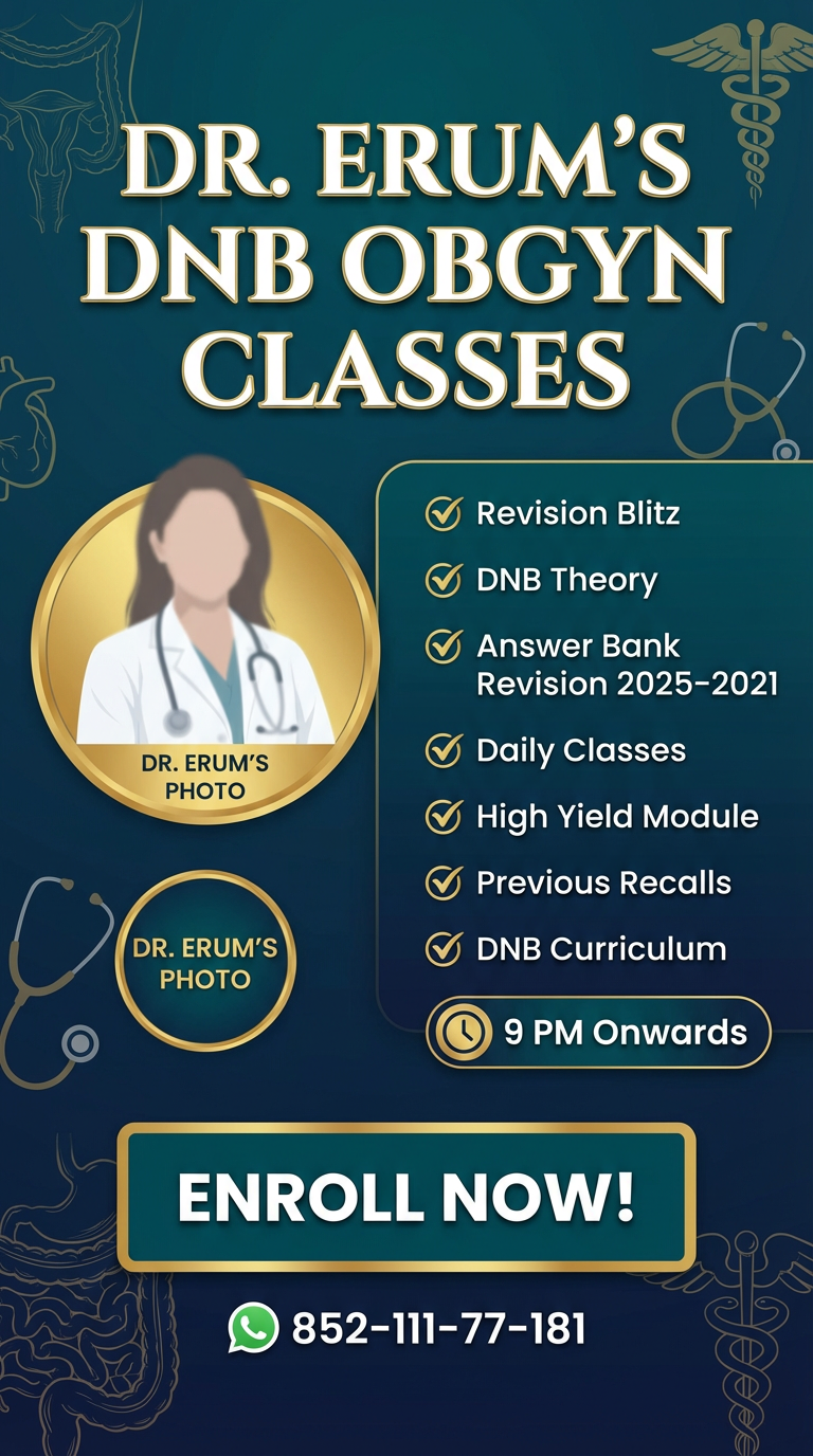 Dr. Erum's DNB OBGYN Poster