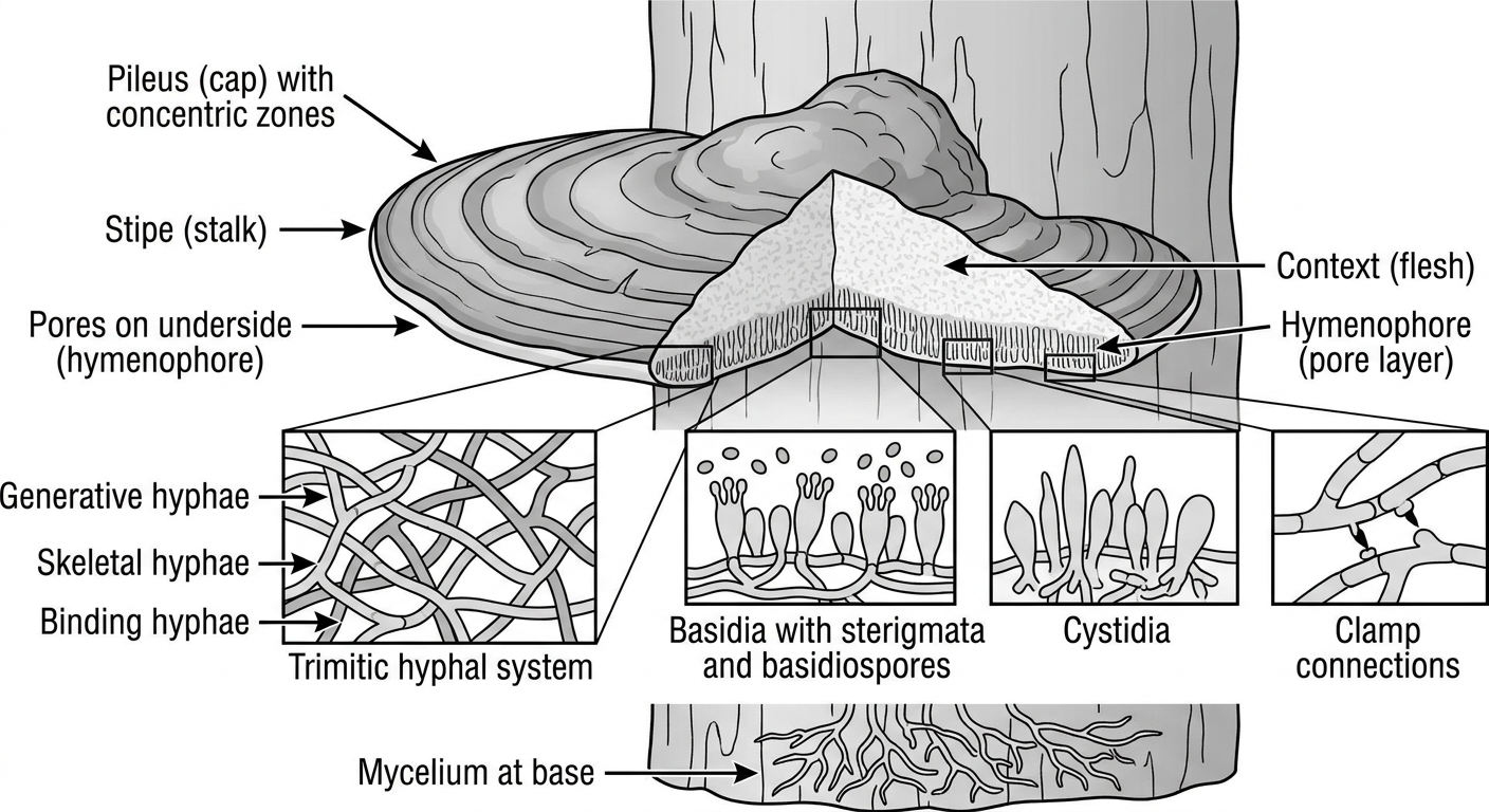 Polyporus schematic diagram
