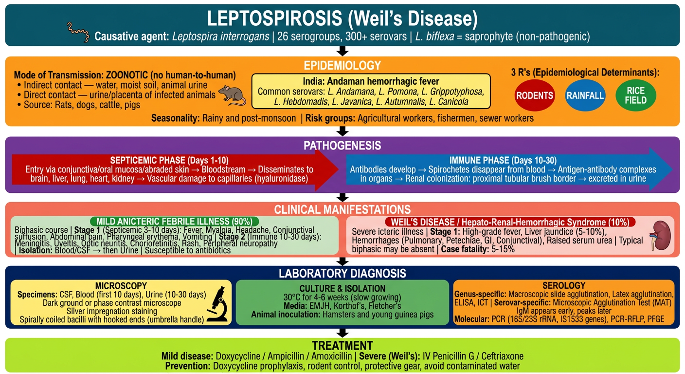 Leptospirosis Flowchart