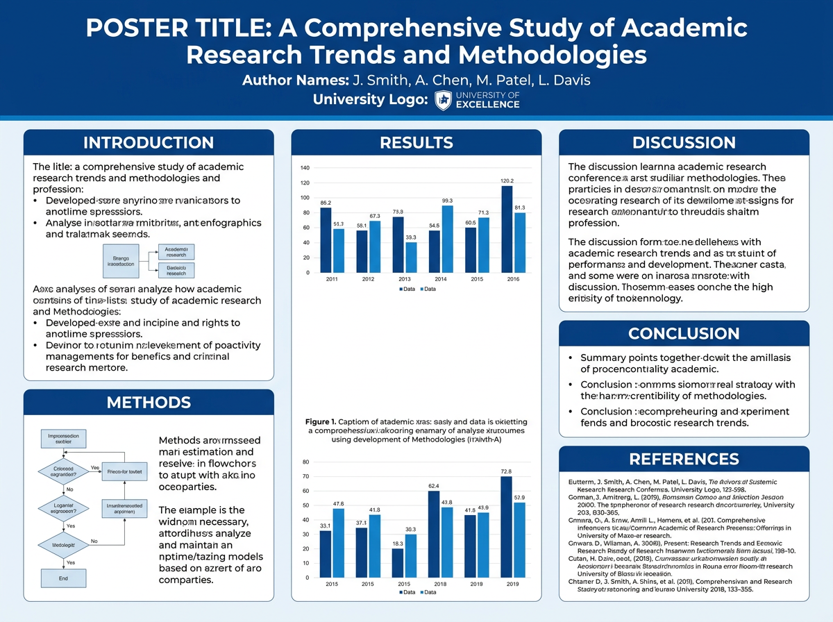 Academic Research Conference Poster Layout