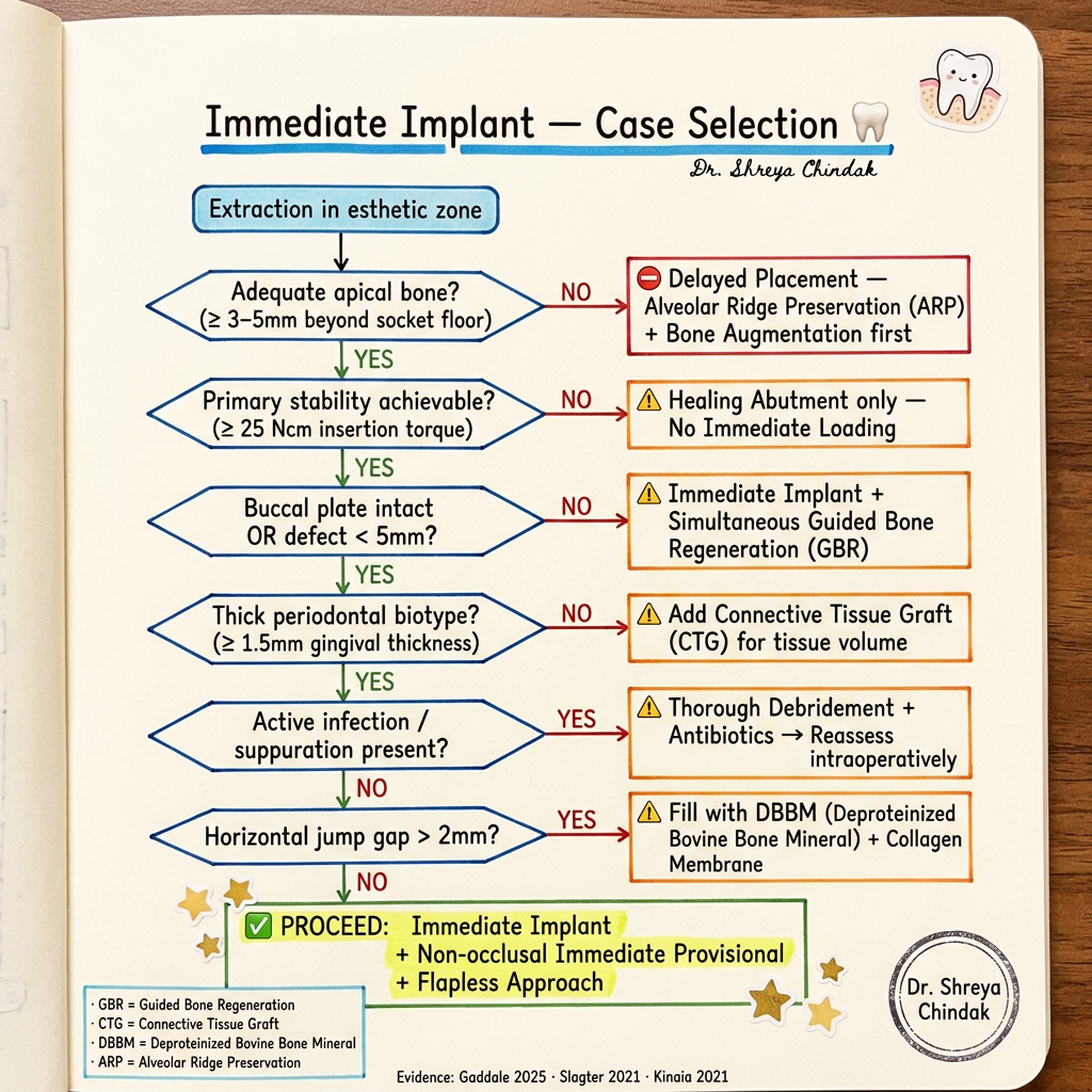 Clinical Decision Flowchart - Cream Notes Style