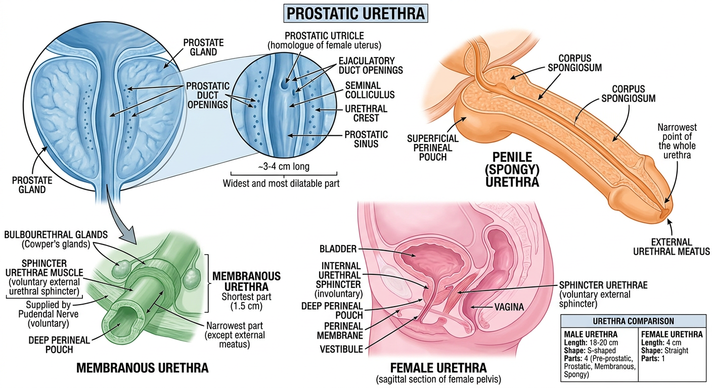 Urethral Anatomy Diagram