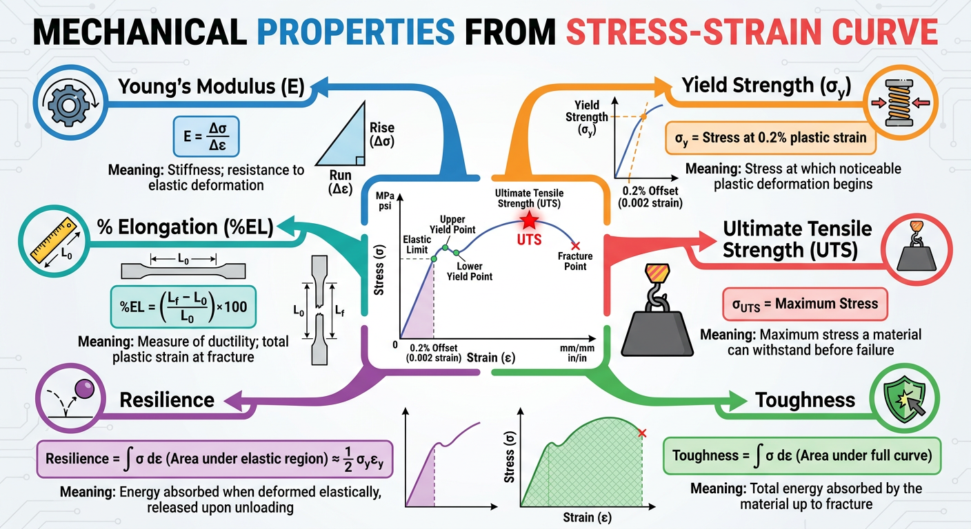 Mechanical Properties Mind Map