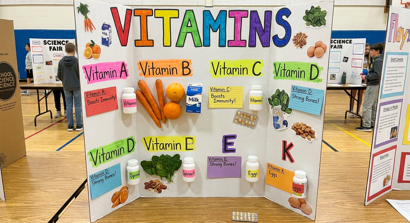 Vitamin School Science Project