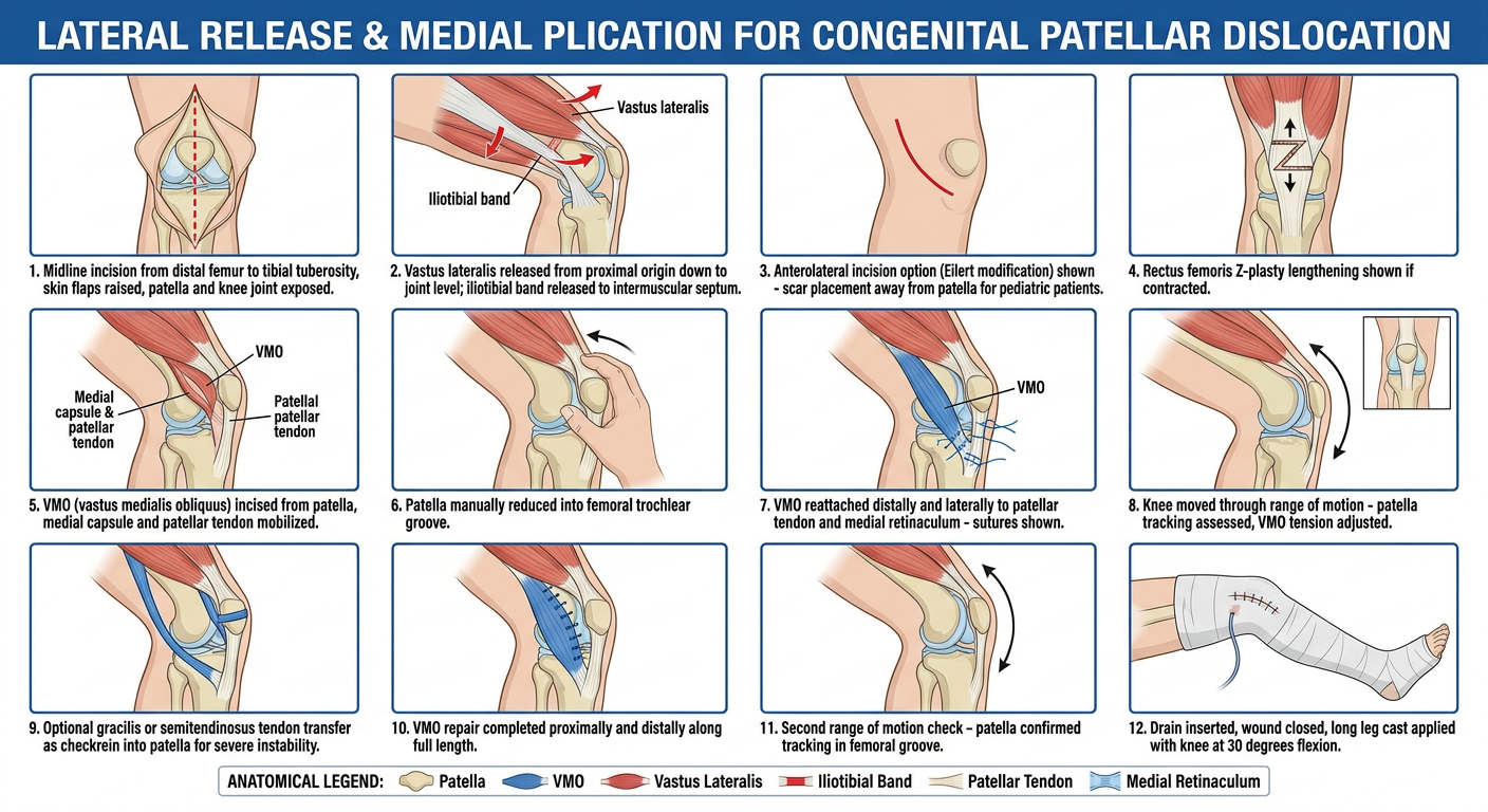 Lateral Release & Medial Plication Surgical Poster