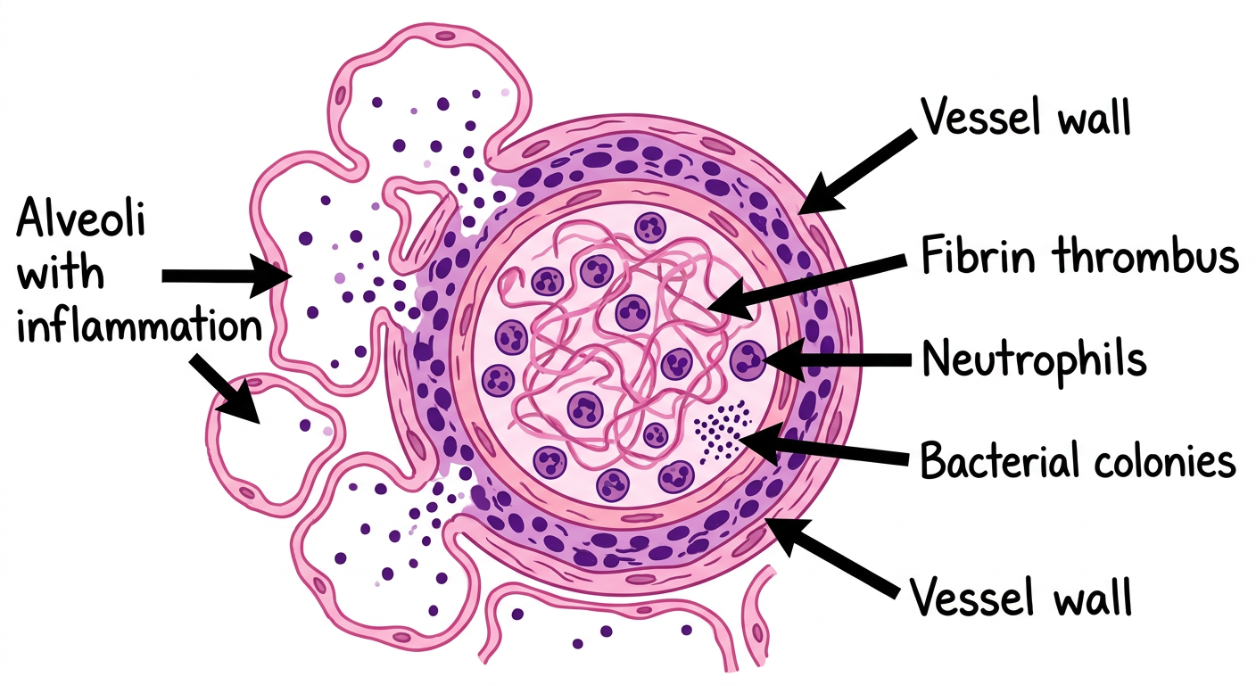 Septic Thrombus in Lung