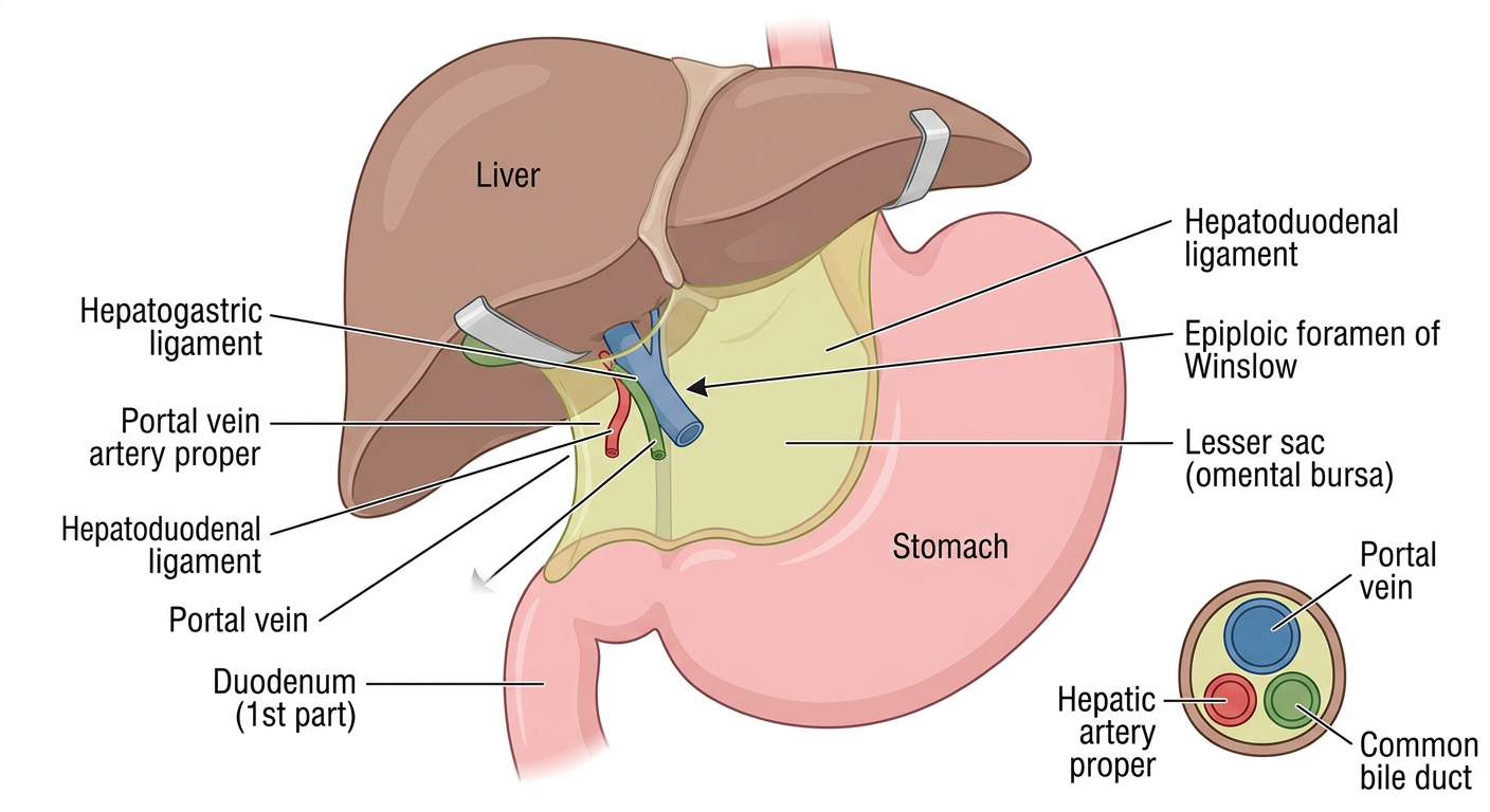 Lesser Omentum Diagram
