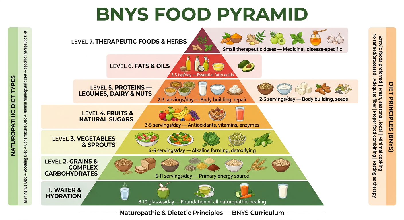 BNYS Food Pyramid - Naturopathic Diet Principles