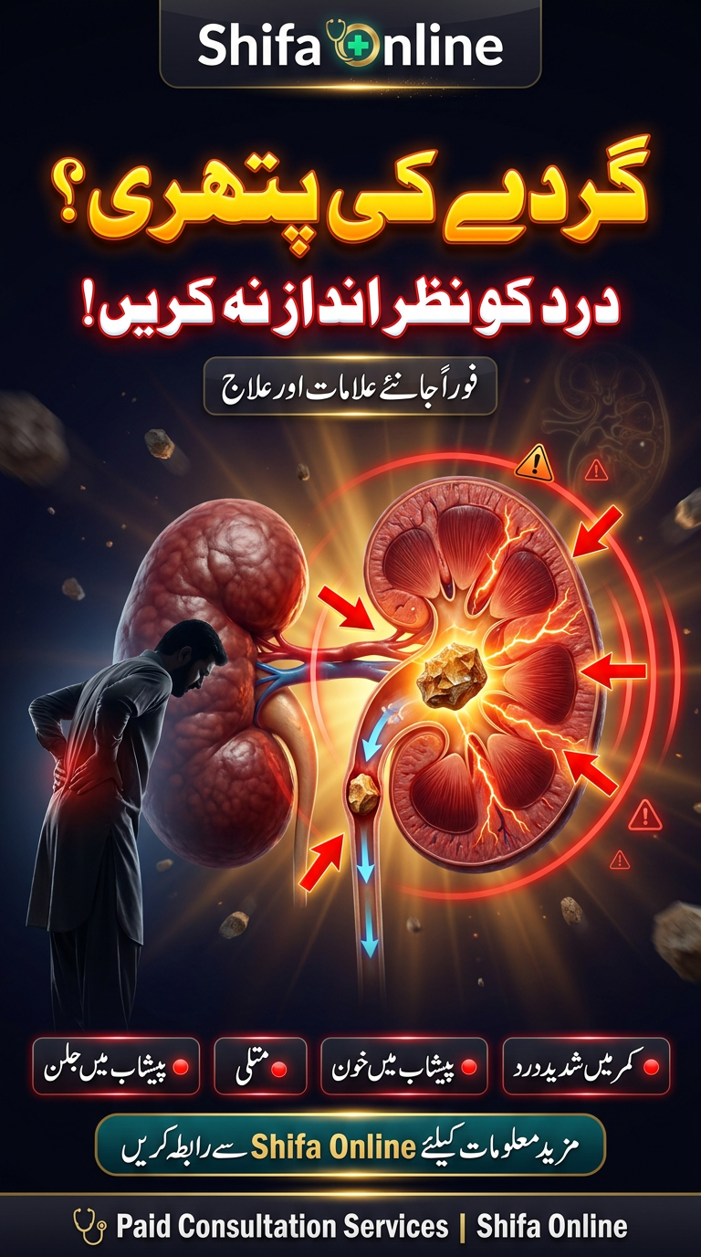 گردے کی پتھری؟ درد کو نظر انداز نہ کریں!