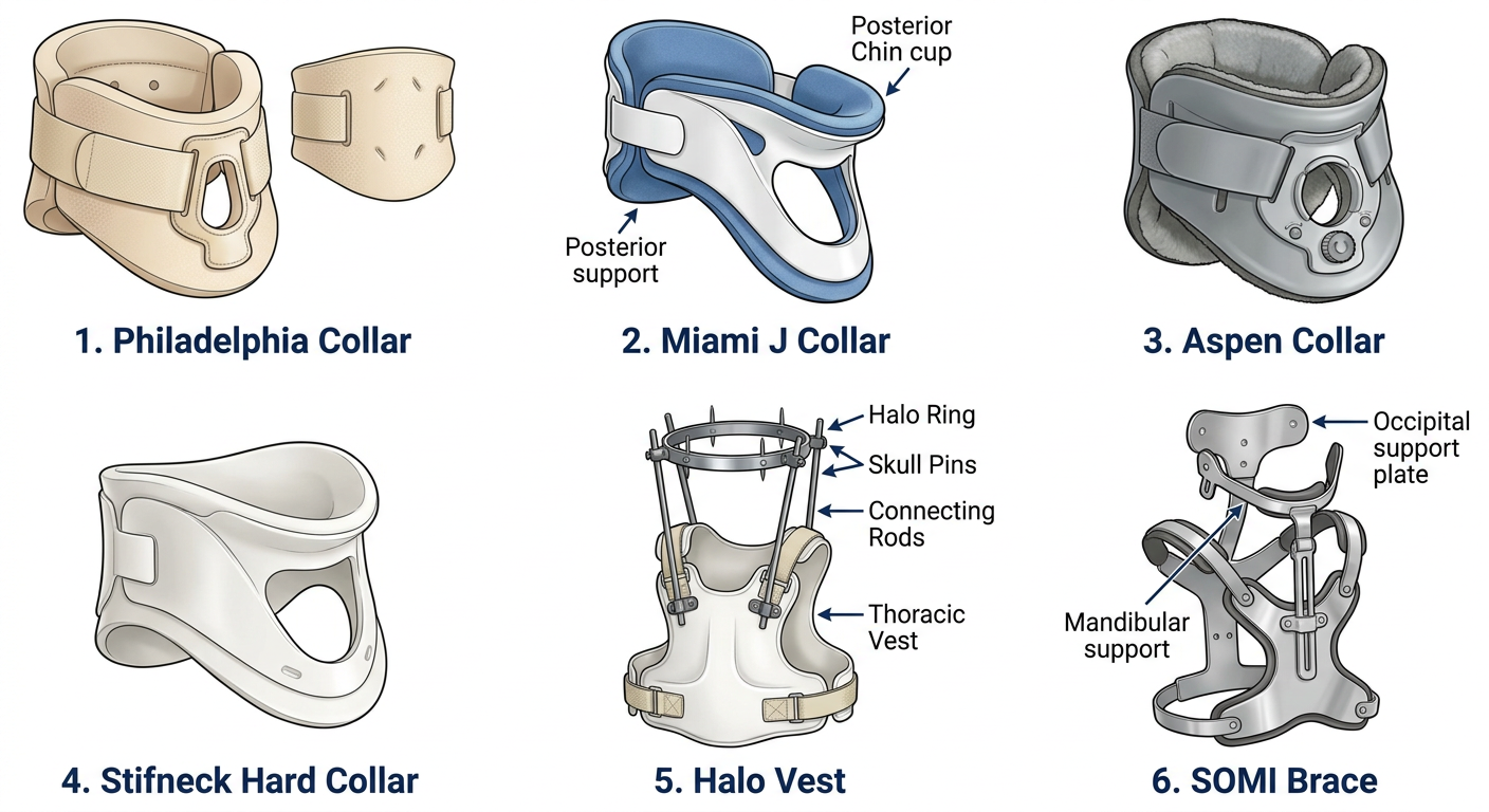 Cervical Collars and Braces - Device Diagram Only