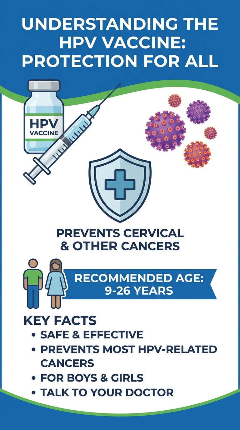 HPV Vaccine Educational Poster