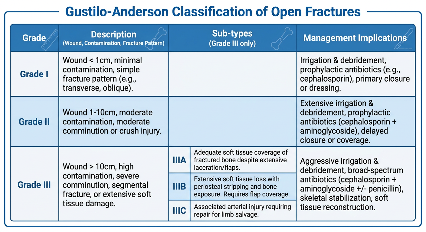 Gustilo-Anderson Classification
