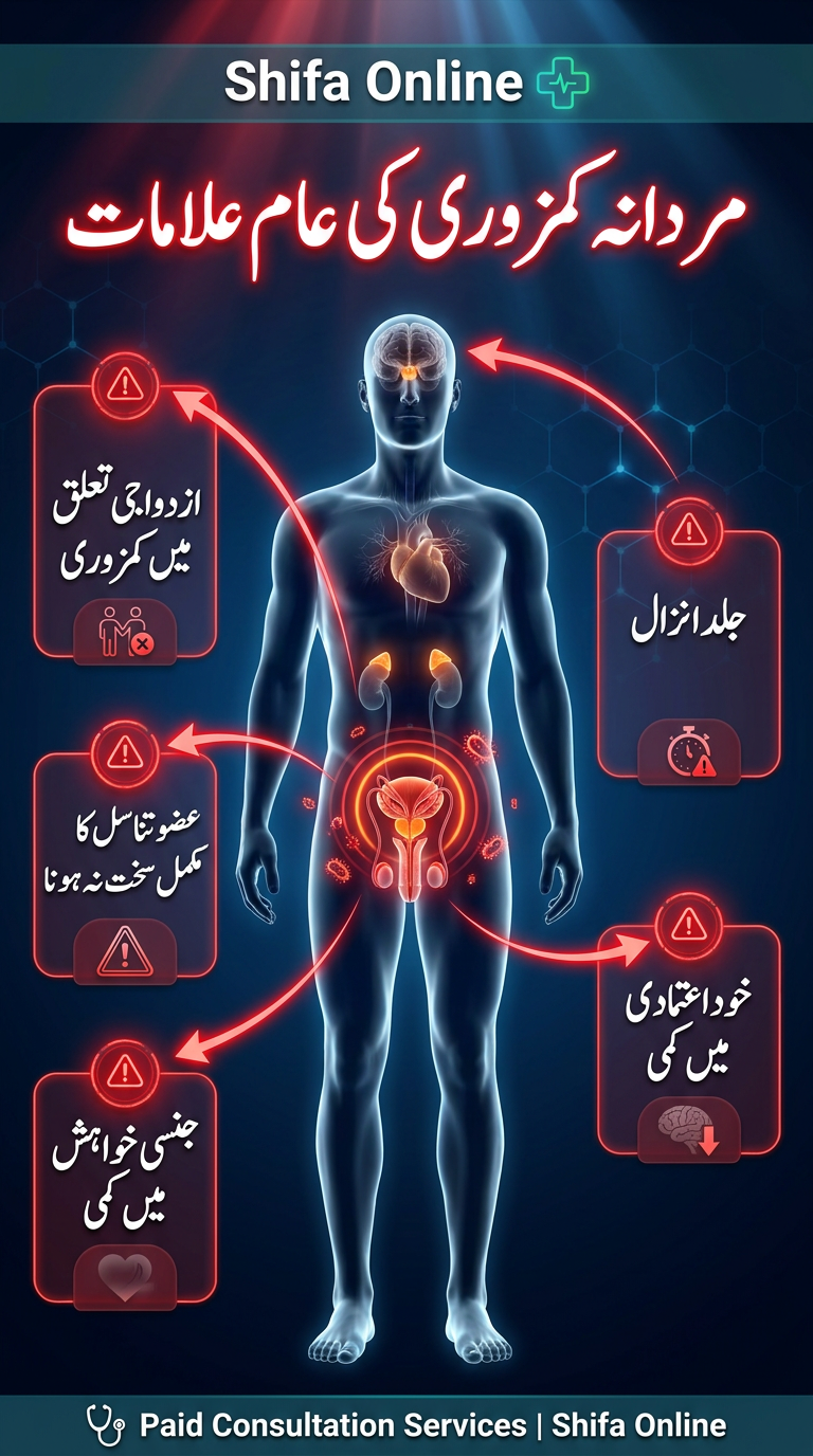 Scene 2 – مردانہ کمزوری کی عام علامات