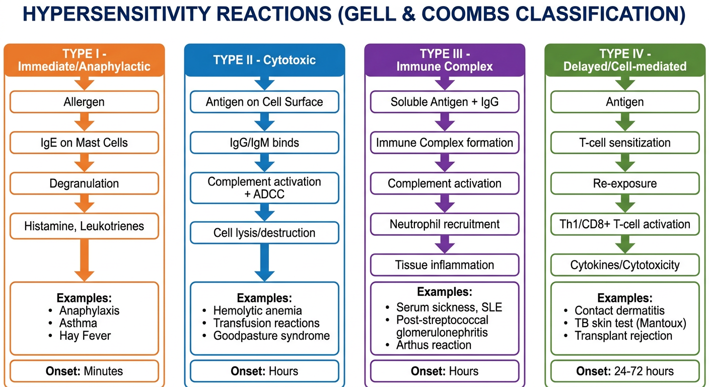 Hypersensitivity Flowchart