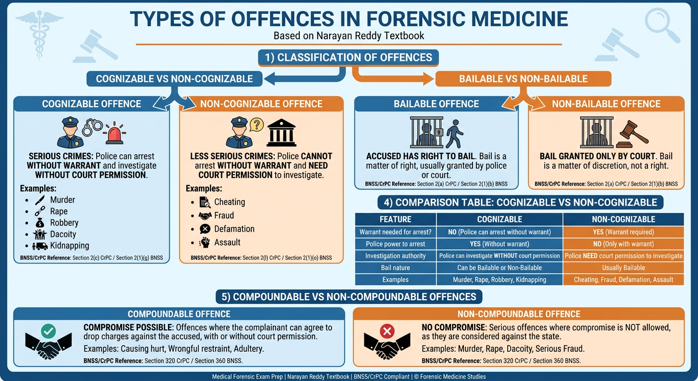 Types of Offences Infographic