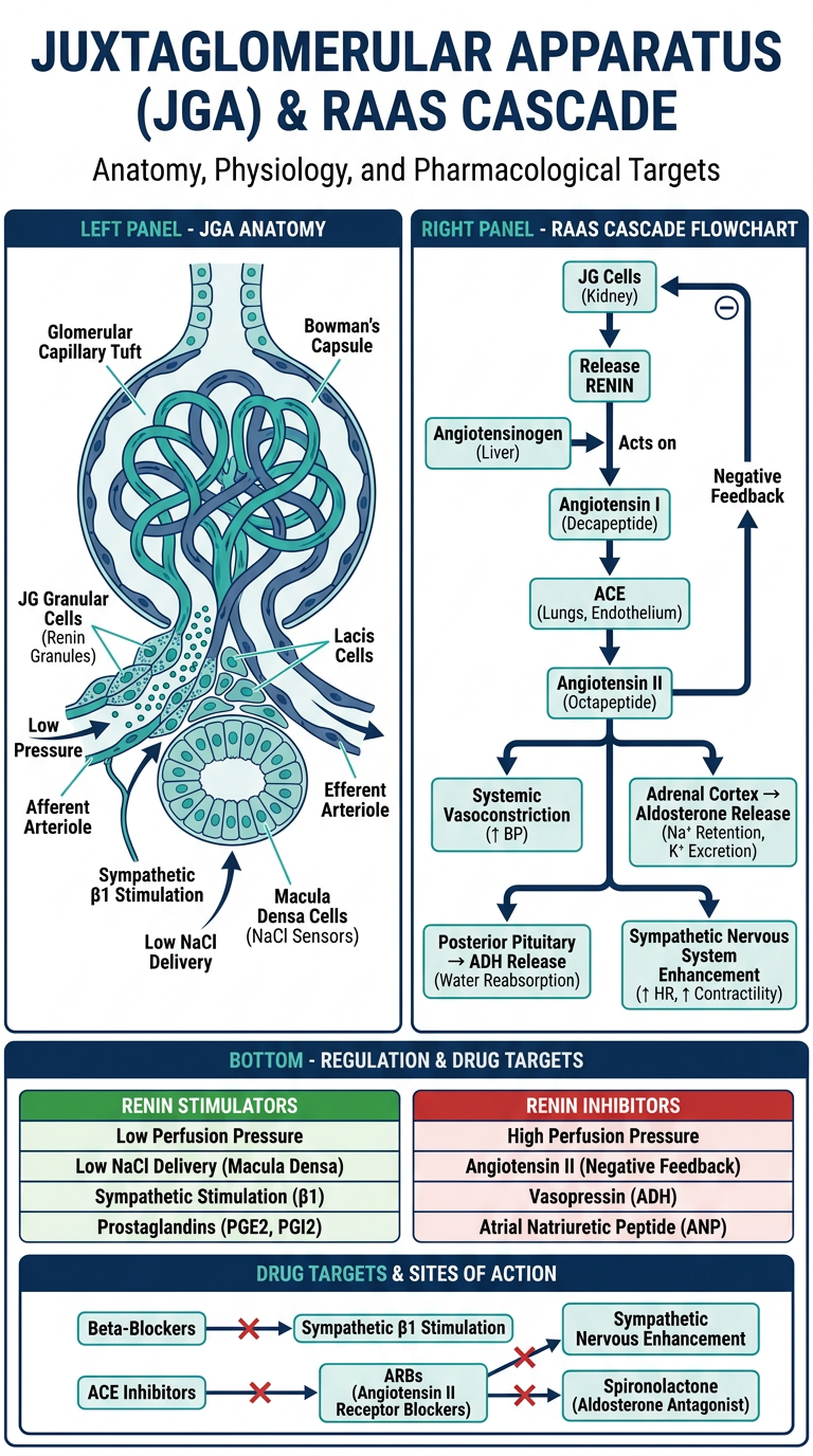 JGA and RAAS Cascade Diagram Poster