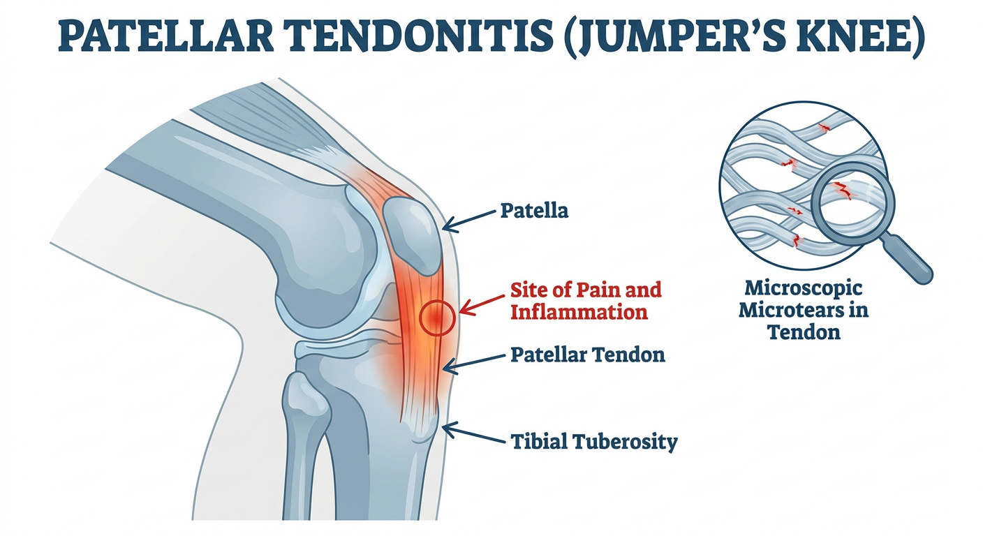 Patellar Tendonitis Anatomy Diagram
