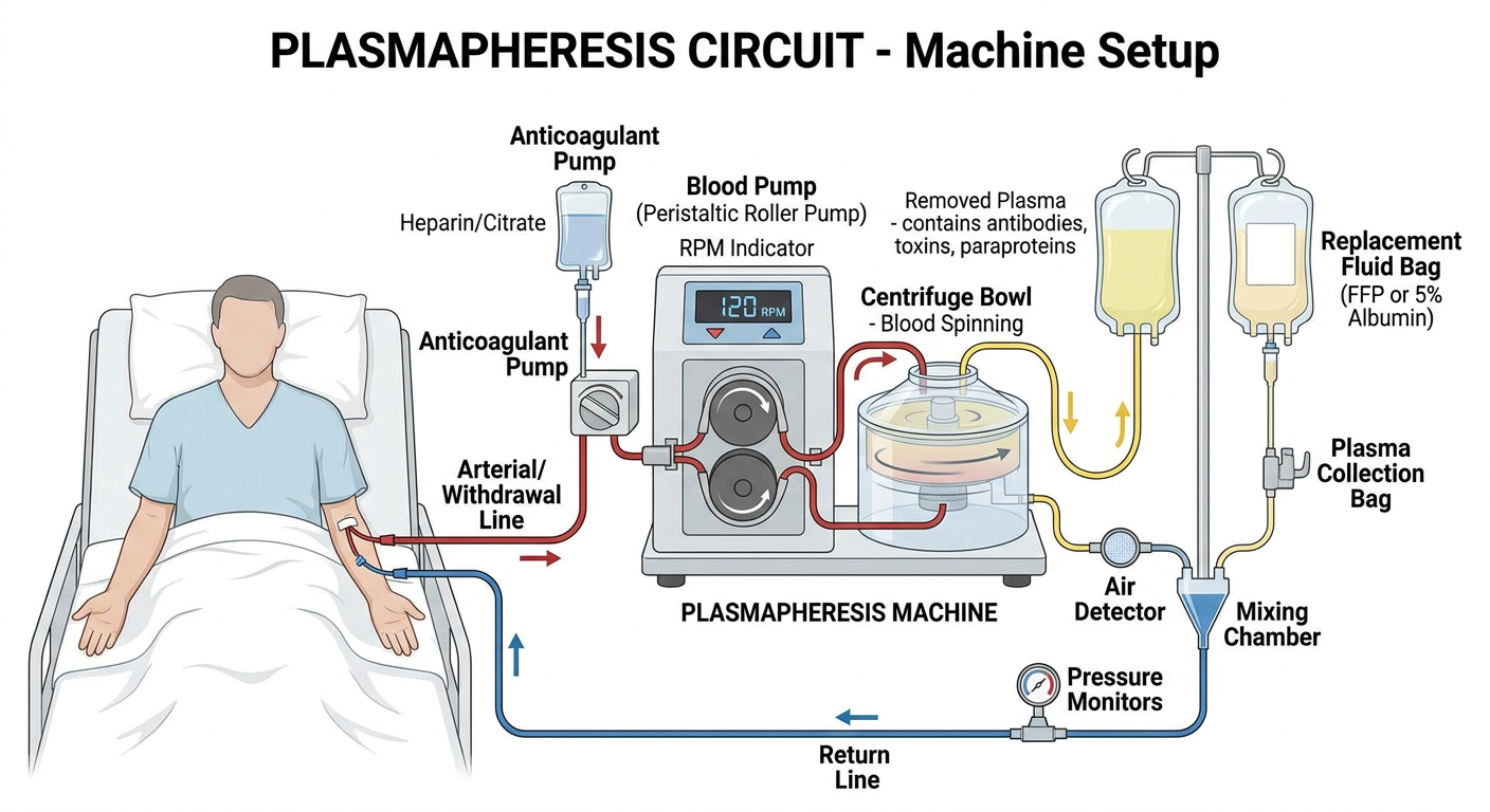 Plasmapheresis Machine Circuit