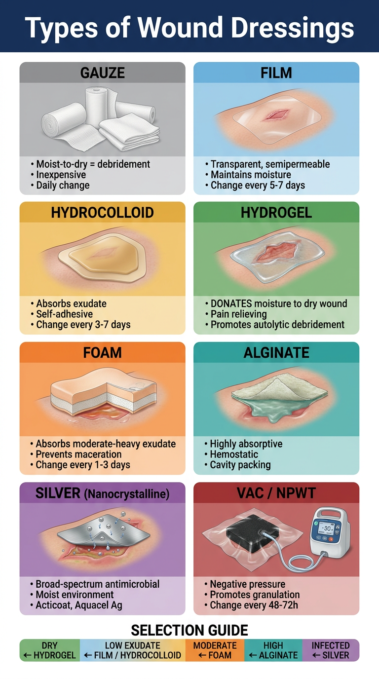 Types of Wound Dressings