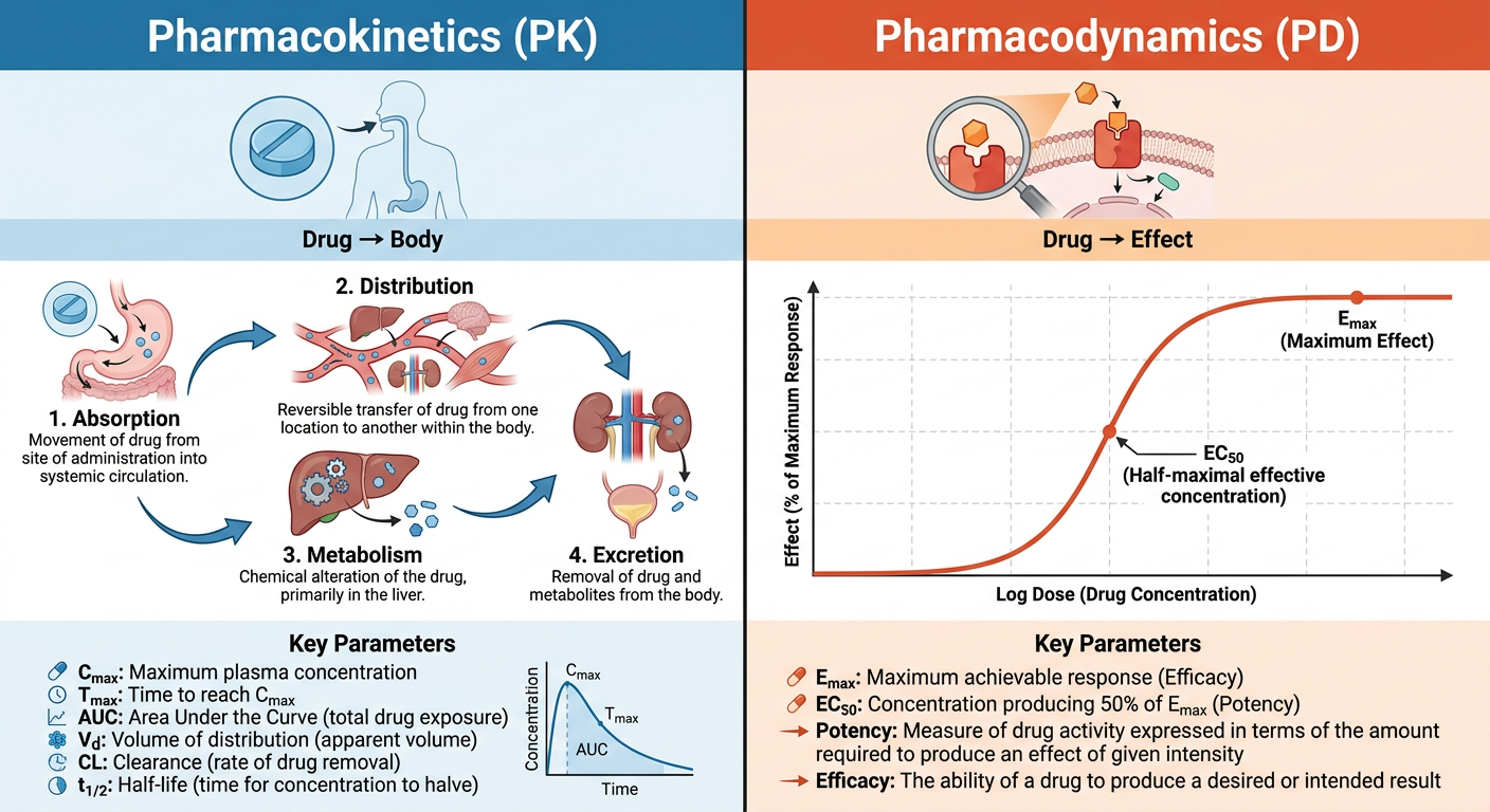 PK vs PD Infographic