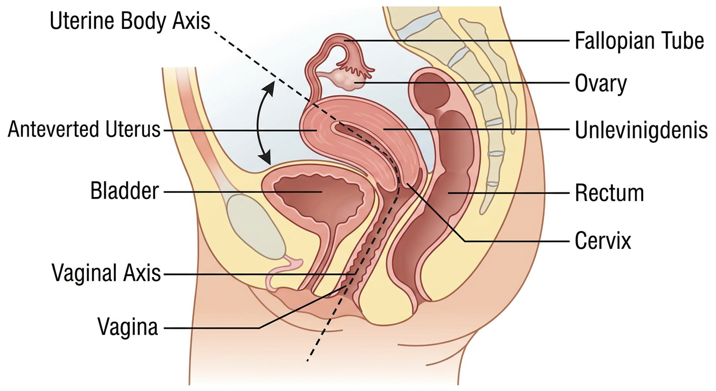 Anteverted Uterus