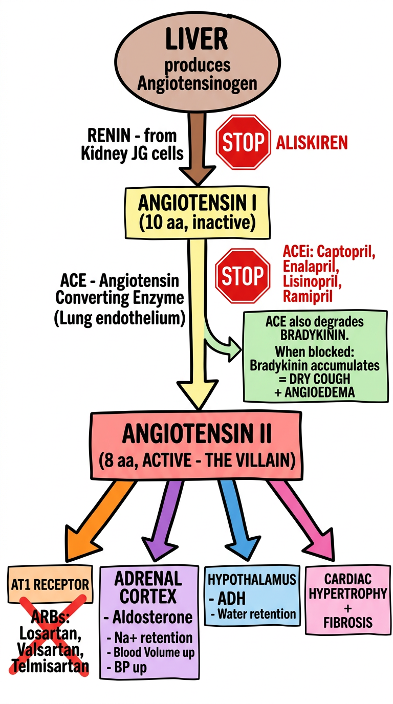 RAAS Cascade Diagram