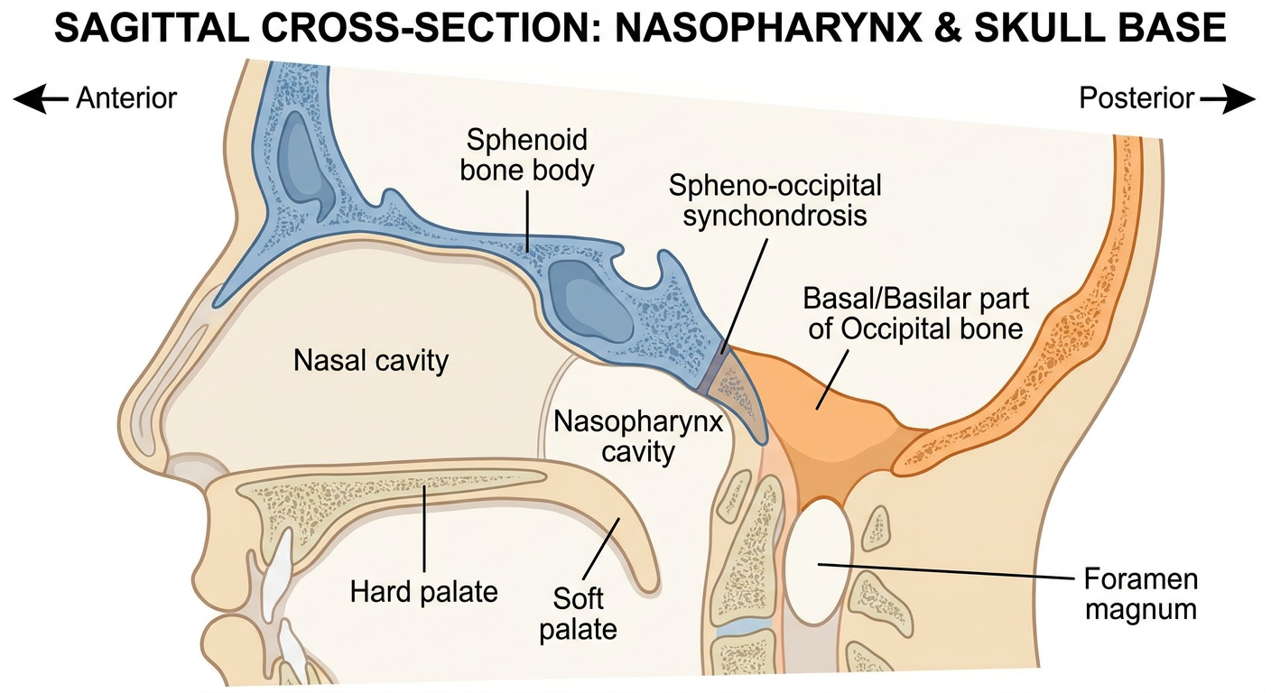 Nasopharynx ceiling diagram