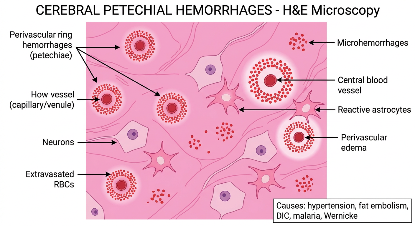 Cerebral Petechial Hemorrhages