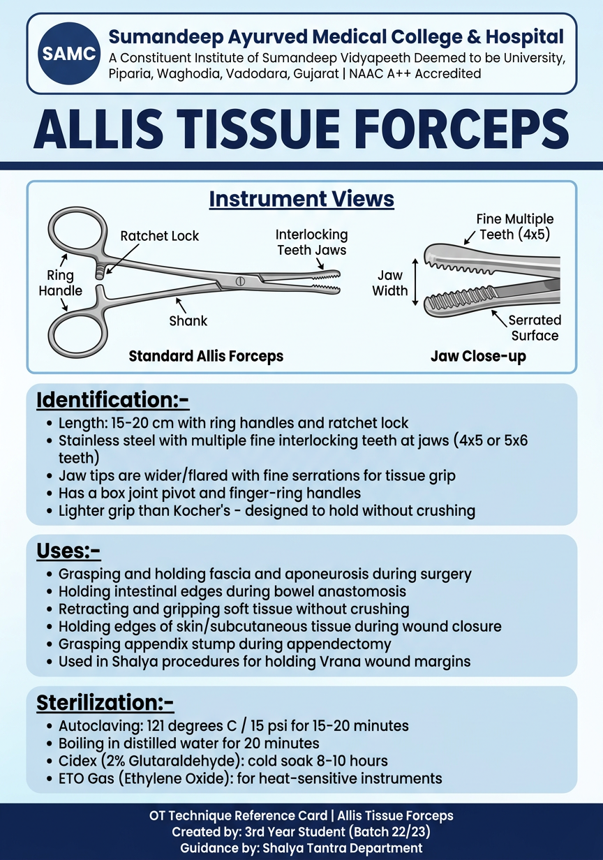 Allis Tissue Forceps