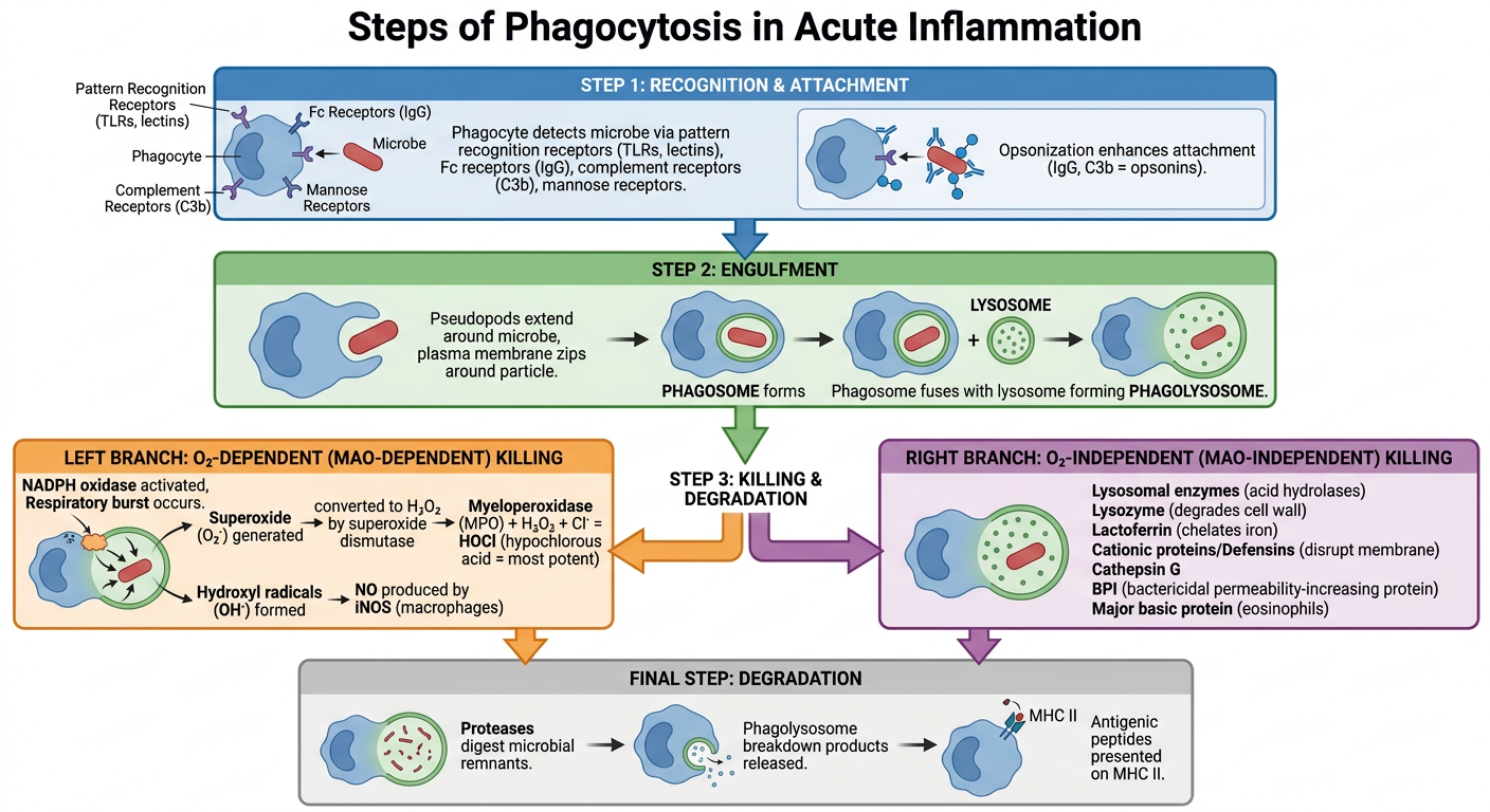 Phagocytosis Flowchart