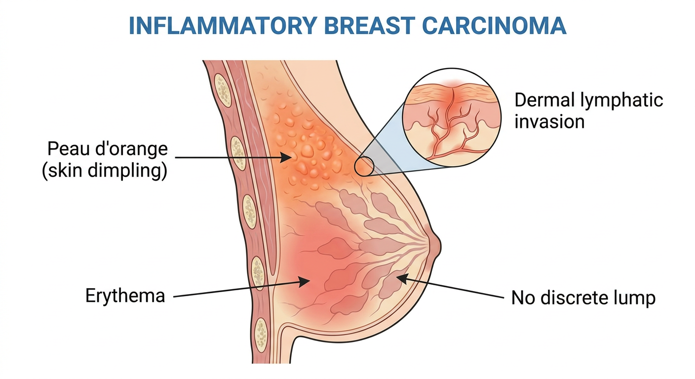 Inflammatory Breast Carcinoma - Peau d'Orange