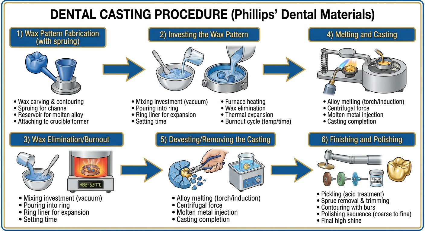 Dental Casting Procedure - Phillips' Dental Materials