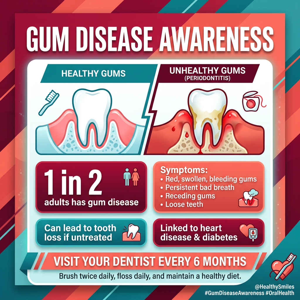 Gum Disease Awareness Poster