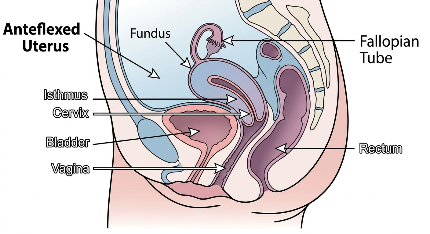 Anteflexed Uterus