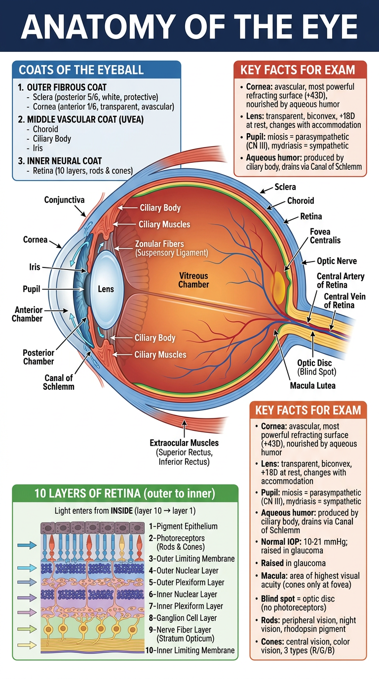 Anatomy of the Eye Poster