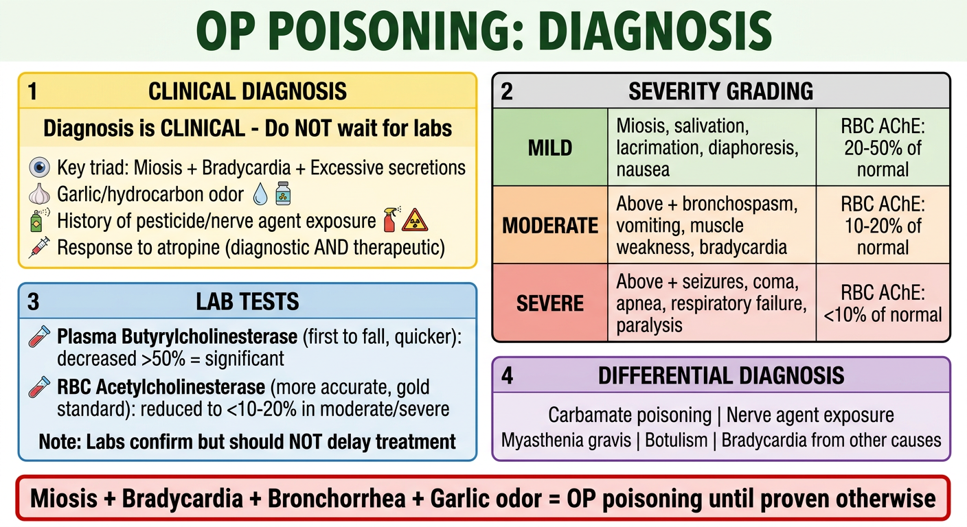 OP Poisoning Diagnosis