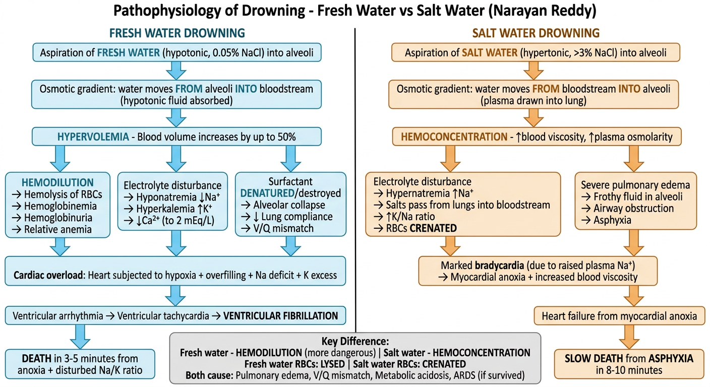 Pathophysiology of Drowning - Narayan Reddy