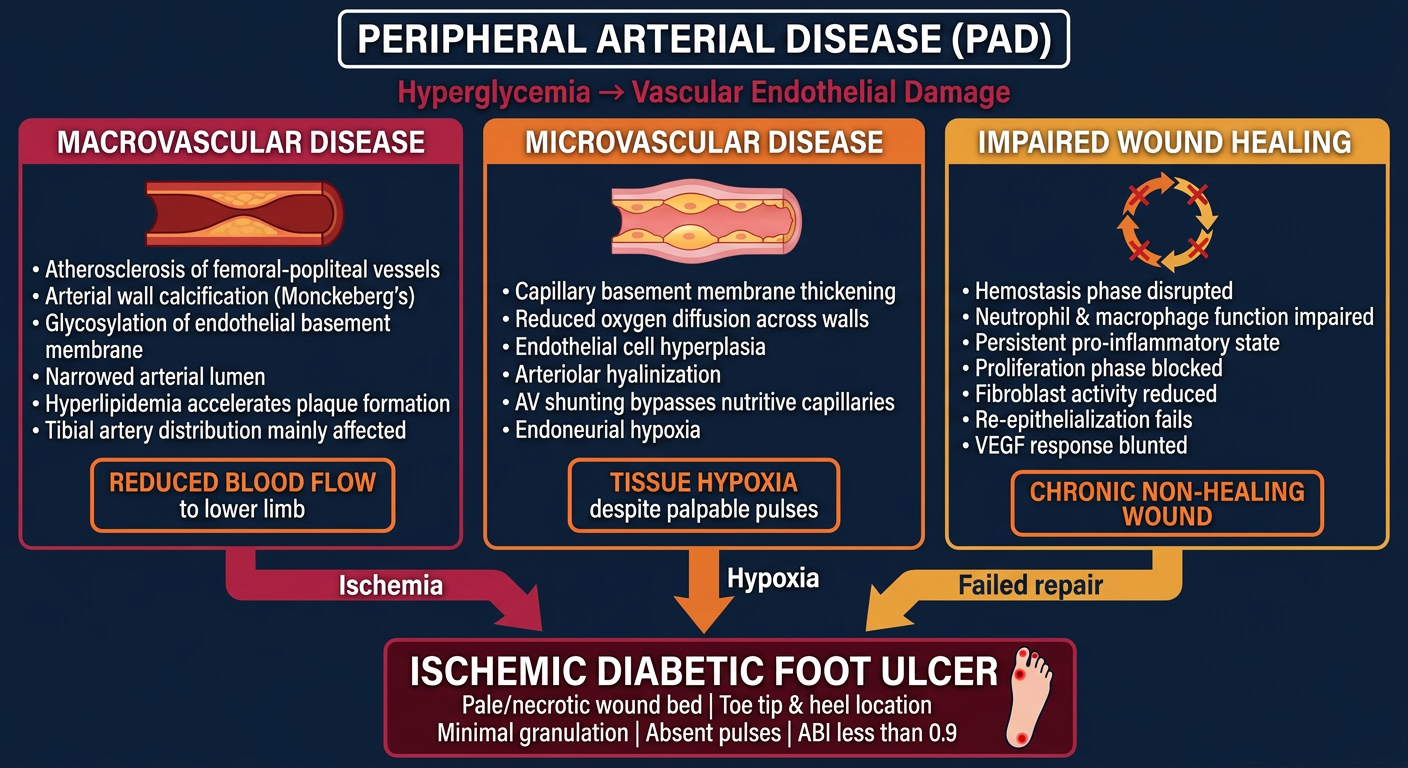 Peripheral Arterial Disease in Diabetic Foot Ulcer
