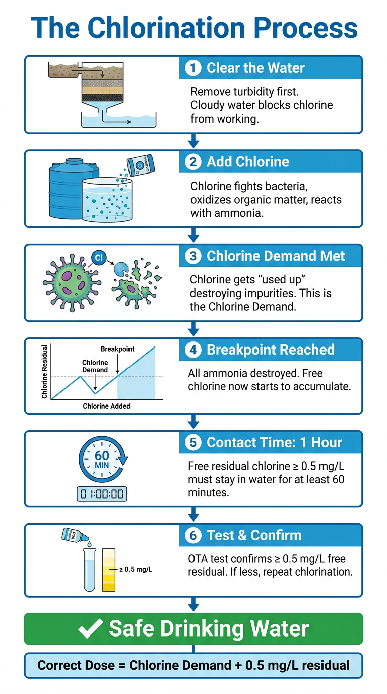 Chlorination Process Infographic
