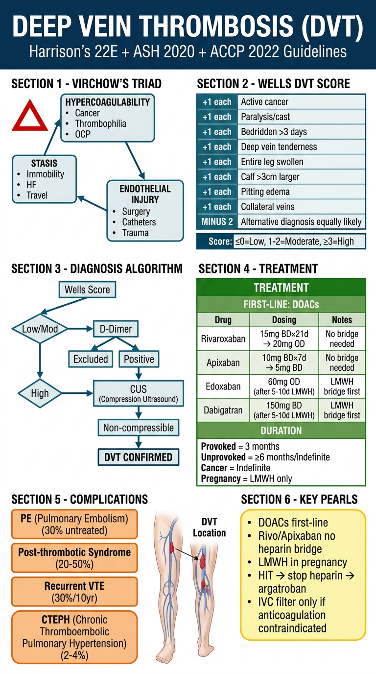 DVT Medical Poster